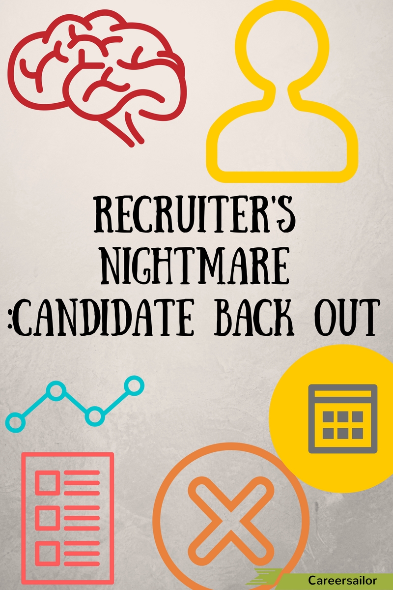 Recruiter's Nightmare : Candidate back out at last moment